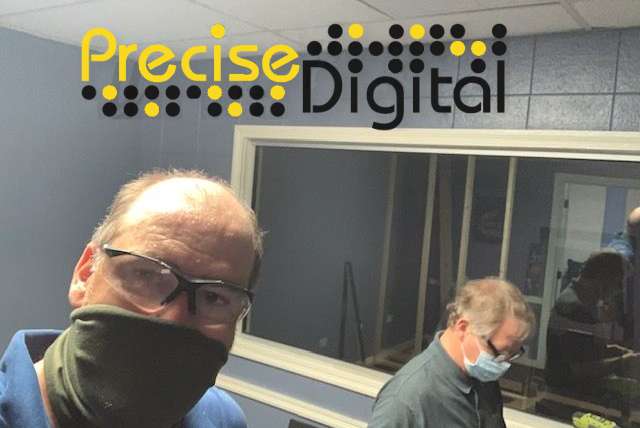 Precise Digital is Installing Systems with Social Distancing in mind